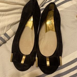 Michael Kors flats! Only worn once!